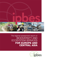 red IPBES Biodiversity and Ecosystem Services report cover