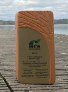 AASHE award for EUSTEPs research